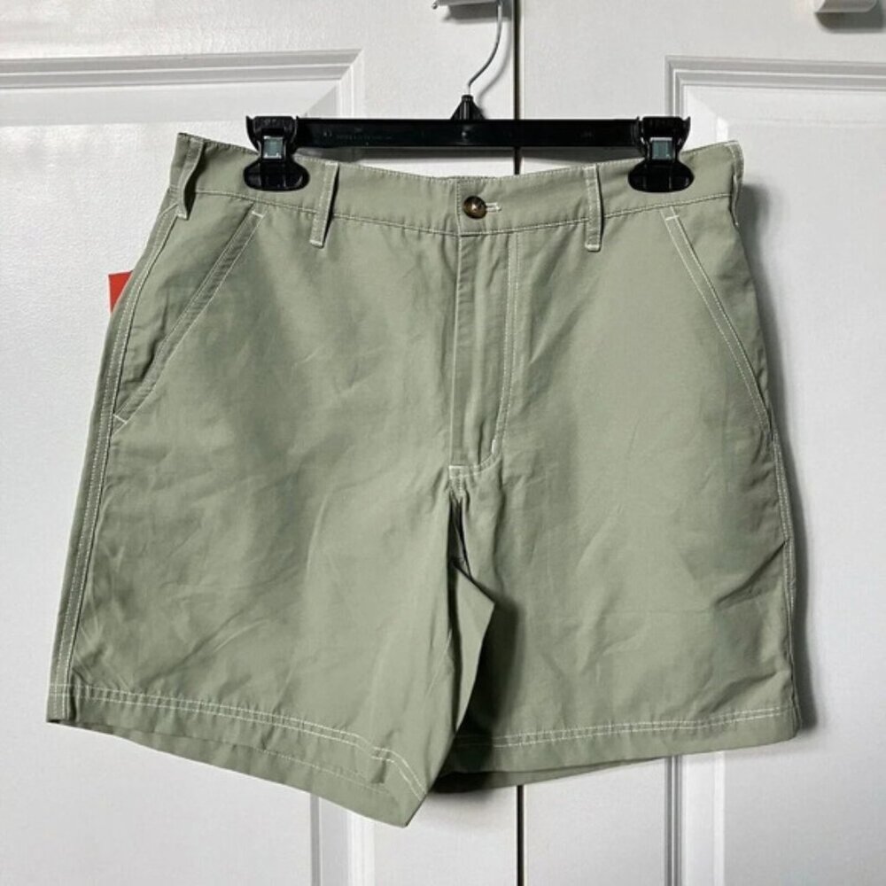 NWT Southern Proper Shorts Mens Tan Khaki Flat Front Small